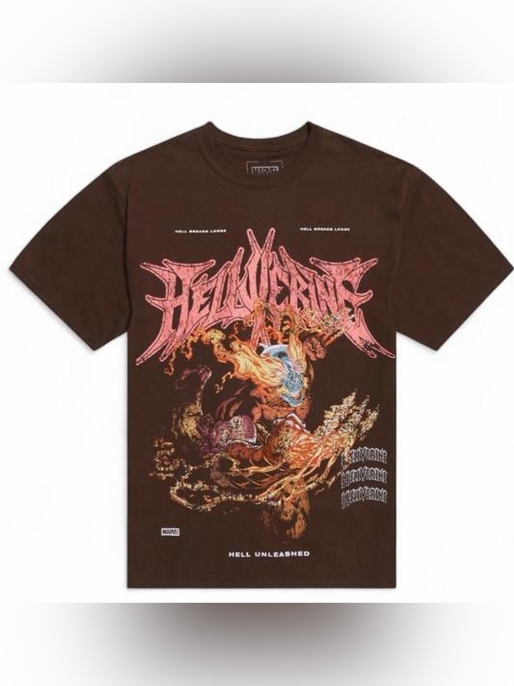 Marvel Hellverine Flame Claws T-Shirt Size XL BNWT